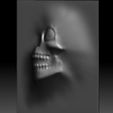 SkullMonster4.jpg Skull monster bas-relief STL file for CNC