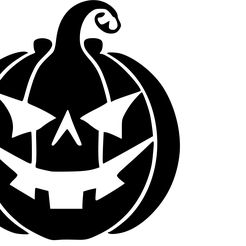 Citrouille-simple-1.jpg 10 SVG Files - Halloween Pumpkin - Silhouettes - PACK 1