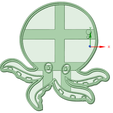 Pulpo.png Octopus cookie cutter