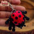 3.jpg 🐞 Tiny Ladybug Keychain – Articulated STL & 3MF