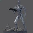 S-93.jpg Terminator T-800 Endoskeleton Salvation Diorama T2 Improved Version