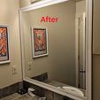 mirror2.jpg Free STL file Stick-on decorative mirror frame・3D printing template to download