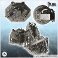 4.jpg Set of two gothic altars with chest decorated with skulls (1) - Creature Darkness War 15mm 20mm 28mm 32mm Medieval Dungeon