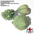 SEA KNEE/ELBOW PADS PACK RBL3D ORIGINAL DESIGN COMPATIBLE WITH MANY ACTION FIGURE SCALES FOR SALE NON COMMERCIAL USE Sea Knee/Elbow Pads pack 1 (Motu Compatible)