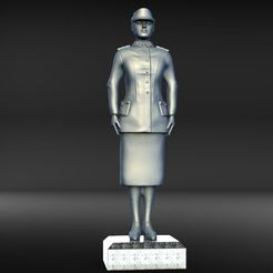 11111.jpg Fichier STL FEMME SOLDAT DU CHILI・Modèle à imprimer en 3D à télécharger