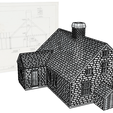 Dev6.png N-Scale House 'Historic Vincent Residence' 1:160 Scale STL Files