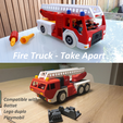 FIRE_TRUCK_txt.png Fichier 3D Camion de pompiers - Démontage (RELOADED)・Modèle pour impression 3D à télécharger