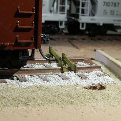 119800439_4435557959850559_3367482896579612947_o.jpg Free STL file HO scale Hayes SF wheel stop・3D printer design to download