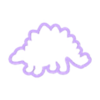 stegosaurus.stl CORTADORES DE GALLETA FOSIL