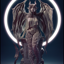 FIANLSHOT.png STL file The Succubus・Template to download and 3D print