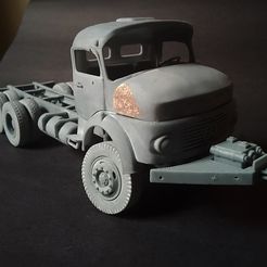 015.jpg 3D file MERCEDES BENZ 2213 CONCRETE MIXER・3D printable design to download