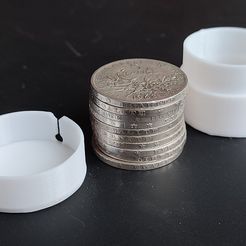 5-Francs-semeuse-4.jpg STL file Silver storage box : 5 Francs Semeuse X10.・3D printing model to download