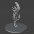 alien_profile.png Xenomorph "Big chap" 3D Print Ready Model.