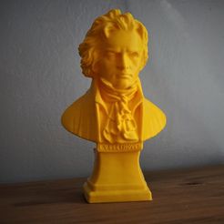 DSC05138.JPG STL file Beethoven bust・Template to download and 3D print