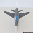 F100_06.jpg Static model kit inspired by an early supersonic combat aircraft