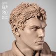 151125-Wicked-ChrisRendfield-BustP-Image-004.jpg WICKED VIDEO GAMES CHRIS REDFIELD PORTRAIT BUST: TESTED AND READY FOR 3D PRINTING