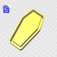 STL00995-3.png Coffin Silicone Mold Housing
