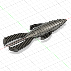 BUG.png STL file Ned - Bugzy 7.5cm (MOULD + MASTER) Softbait・3D print design to download