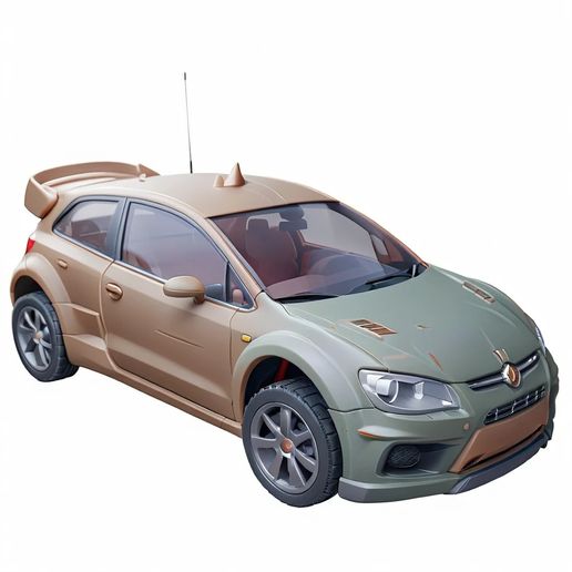 2016 Volkswagen Polo R WRC - STL Printable 3D model