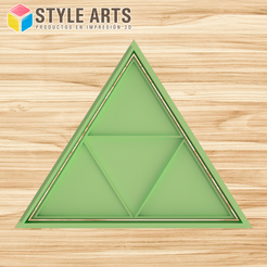 ZELDA_TRIFUERZA.png Бесплатный STL файл Резак для печенья и теста Zelda Triforce・План 3D-печати для скачивания