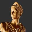 ss.jpg Artemis Diana Bust Head Greek Roman Goddess Statue Handmade Sculpture