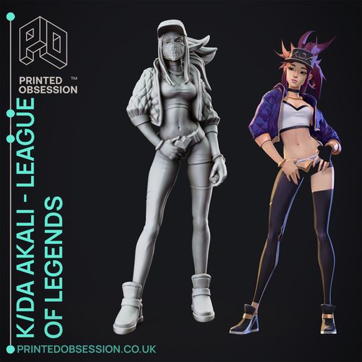 KDA Akali - League of Legends - 30 cm model.