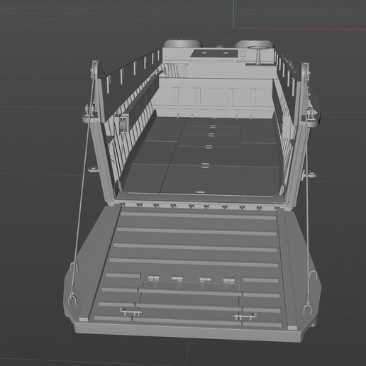 🛬 3D-Modell des US LCVP-Landungsbootes・ OBJ Datei für 3D-Druck・Cults