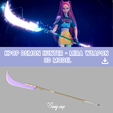MIRA-WEAPON-3.png Inspired Kpop Demon Hunters Mira Weapon / Spear Gok-Do