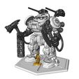 15mmBRS-2.jpg 15mm Burrows Ripper Special Dwarf Combat/Utility Mech