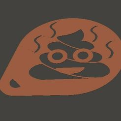 poopmoji.jpg STL file Poopmoji Cappuccino Stencil・3D print model to download