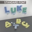 StandardFont.jpg Letter coat hangers - Standard font