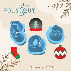 Brown-Simple-Daily-Motivation-Believe-Magic-Season-Quote-Instagram-Post.png 3D file Christmas Stud Pack Clay Cutter・3D printing model to download