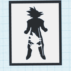 Captura-de-pantalla-2022-03-01-233910.png 3D file BOX GOKU SILHOUETTE・Design to download and 3D print