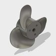 IMG_1774.JPG Modular boat propeller designed for 3D printing 80mm diameter