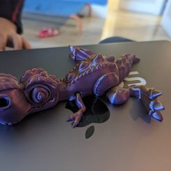 Niedlicher Flexi Print-in-Place T-Rex Dinosaurier