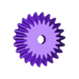 Bevel02(23T).STL Free STL file Simple bevel gear transmission-2 gears・3D printable model to download