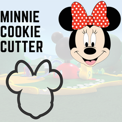 5.png Minnie Mouse cookie cutter