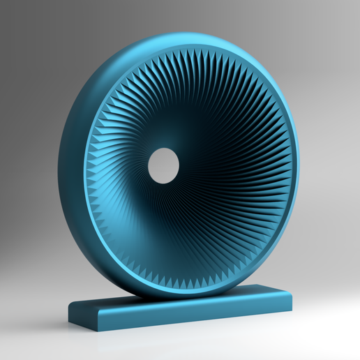 Vortex Halo Sculpture - 3D model önizlemesi