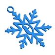 OSnowflakeInitialGiftTag3DImage.png Letter O - Snowflake Initial Gift Tag Ornament