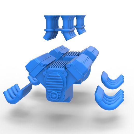 52.jpg Diecast engine 2 V8 Version 4 Scale 1:25