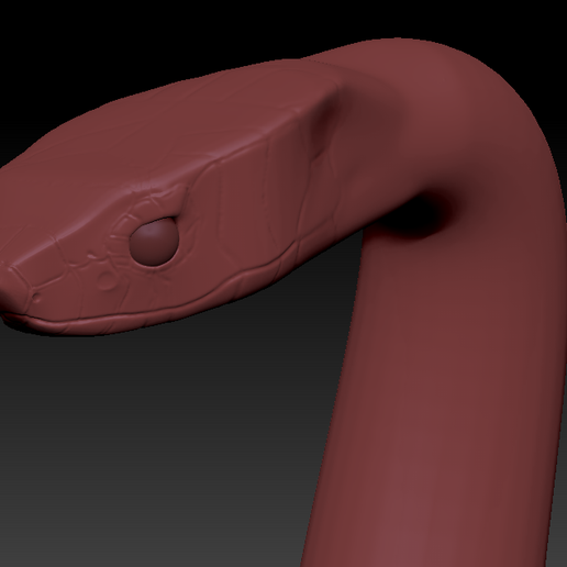 🐍 Snake Base Mesh・ OBJ File for 3D printing・Cults