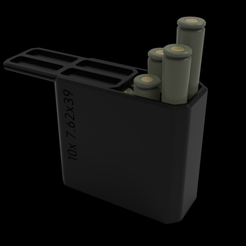 7.62x39-Ammo-Box-Thumbnail.png 3D file 7.62x39 Ammo Storage Boxes・Design to download and 3D print
