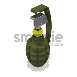 MK2-Grenade-5.png MK2 Frag Grenade - WW2 Era - USA - Accurate Size Dummy Model