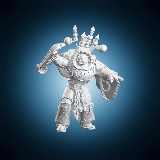 Chaos Warrior Miniature