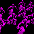 untitled.png Free STL file Evil Space Elf Rogues・3D print design to download