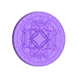 socle-signe.stl Monk Warrior / Moine Guerrier