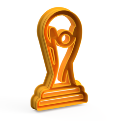 copa-del-mundo-qatar-cortante-galleta-stl.png STL file world cup soccer world cookie cutter cutting・Template to download and 3D print, Argen3D