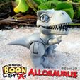 Boon_Allosaurus_2.jpg Boon the Tiny T. Rex: Allosaurus UpKit (bras SEULEMENT) - 3DKitbash.com