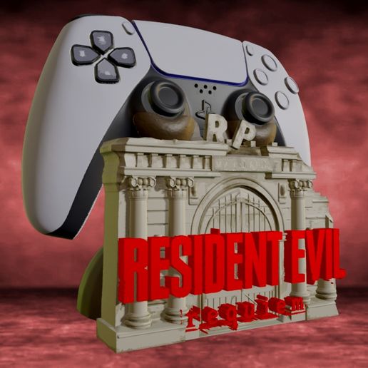 Interchangeable Support for PS5 Joystick - Resident_Evil Requiem