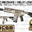 FGC-68 DMAG / HELIX LOWER FGC6S - 68 CAL PAINTBALL MARKER FGCSss TEs FGC-68 tipx edition: Helix/ Dmag lower for roundball